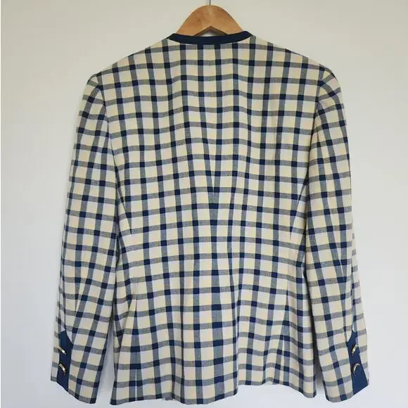 Vintage Executive Collection Plaid Blazer - Picture 8 of 9